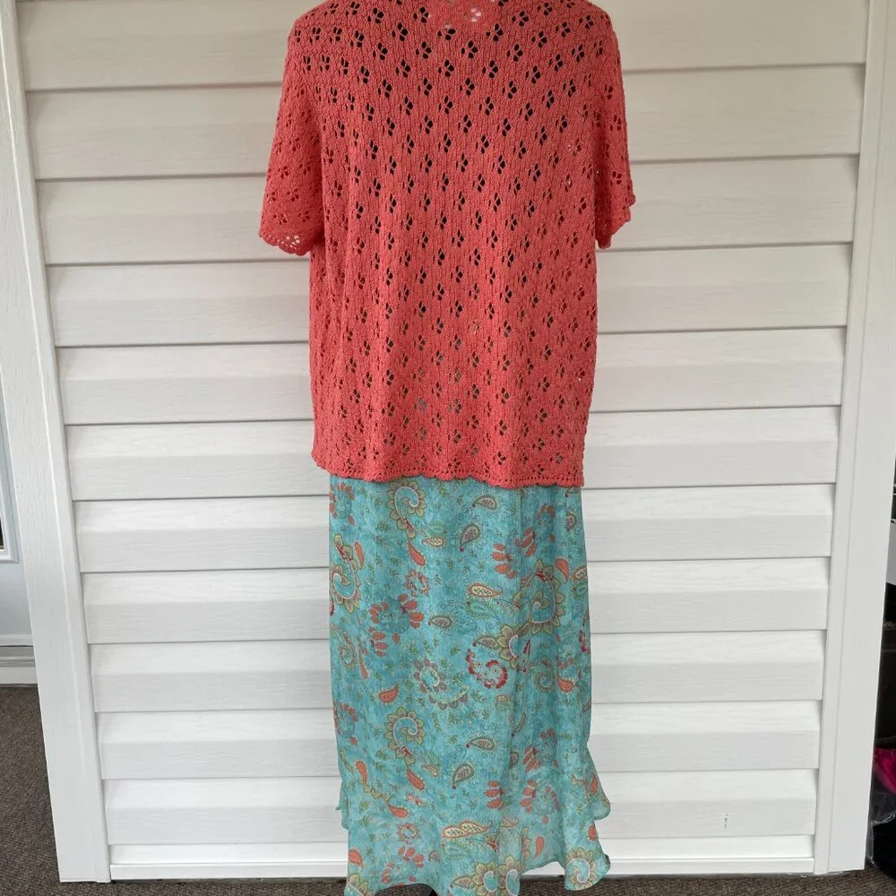 NEW CHRISTOPHER & BANKS Skirt Outfit XL - Picture 7 of 8